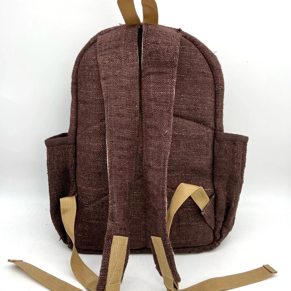 Kailash Himalayan Pure Hemp Brown Backpack - Picture 7 of 16